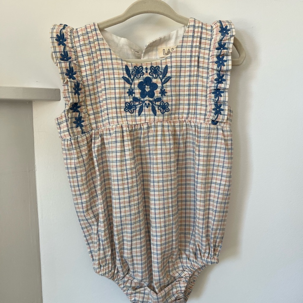 Lali Embroidered Floral Romper